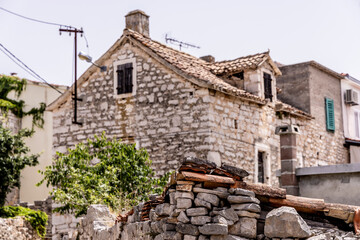 Strolling through the streets of the decaying village of Zirje on the island of the same name in Croatia