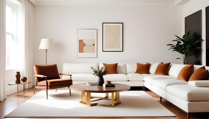 white and gold theme modern interior design