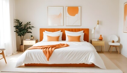 white and gold theme modern interior design
