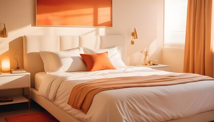 white and gold theme modern interior design