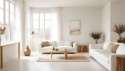 white and gold theme modern interior design
