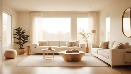 white and gold theme modern interior design