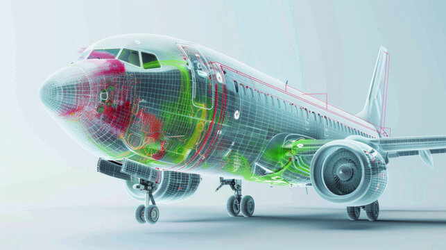 Noise, vibration, and harshness (NVH) simulation software for reducing cabin noise isolated on white background