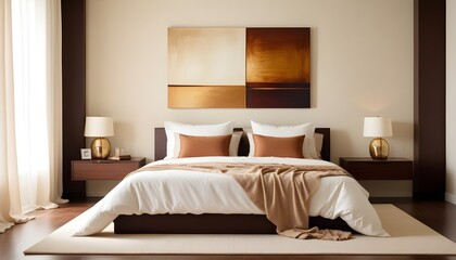 white and gold theme modern interior design