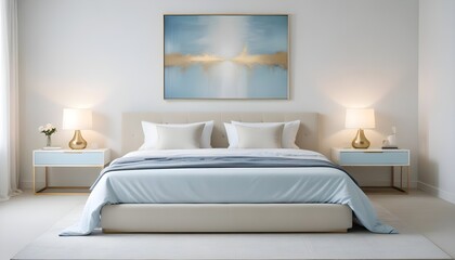 white and gold theme modern interior design