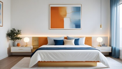 white and gold theme modern interior design