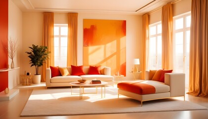 white and gold theme modern interior design