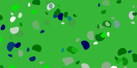 Light green vector pattern with abstract shapes.