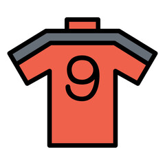 Football jersey icon