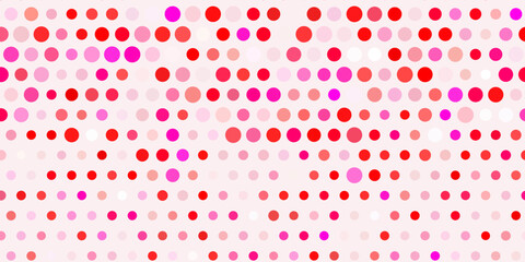 Light red vector texture with disks.