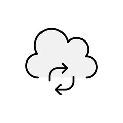 Cloud computing icon