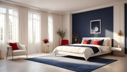 white and gold theme modern interior design