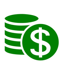 Money clip art design on plain white transparent isolated background for sign, decal, card, shirt, hoodie, sweatshirt, apparel, tag, mug, icon, poster or badge