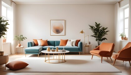 white and gold theme modern interior design