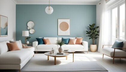white and gold theme modern interior design