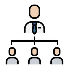 Organization chart icon