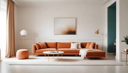 white and gold theme modern interior design