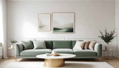 white and gold theme modern interior design