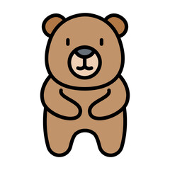 Obraz premium Bear icon