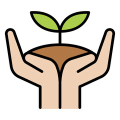 Nature conservation icon