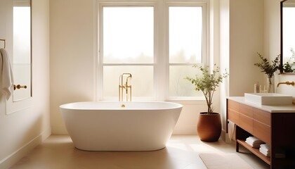 white and gold theme modern interior design