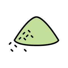 Tea powder icon