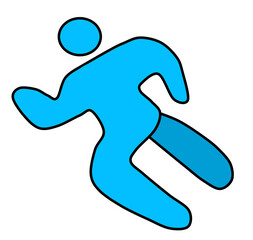 person running