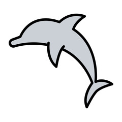 Obraz premium Dolphin icon