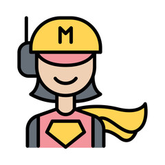 Super woman icon