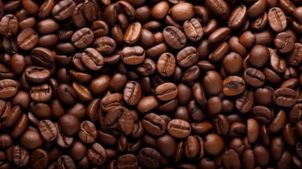 Coffee beans as a background or texture
