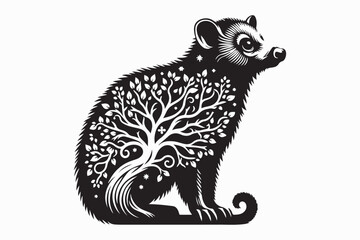 Animal Vector Silhouette Image