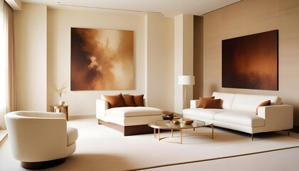 white and gold theme modern interior design