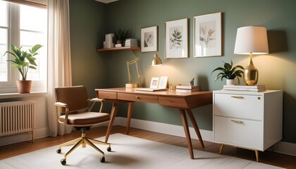 white and gold theme modern interior design