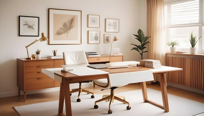 white and gold theme modern interior design