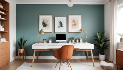 white and gold theme modern interior design