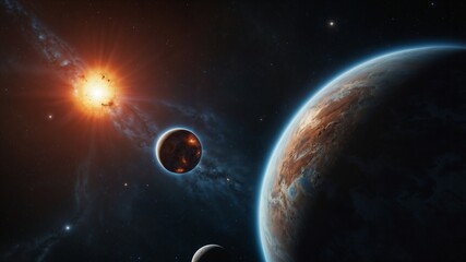 Alien planetary system