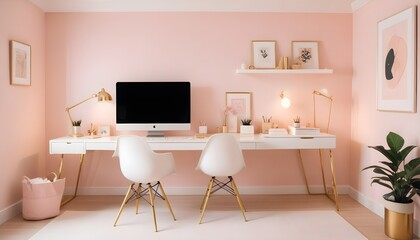 white and gold theme modern interior design