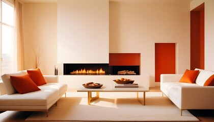 white and gold theme modern interior design