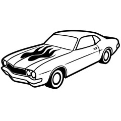 Modified car coloring pages