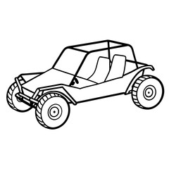 Modified car coloring pages