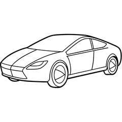 Modified car coloring pages