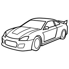 Modified car coloring pages