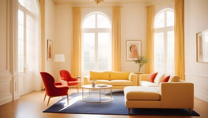 white and gold theme modern interior design