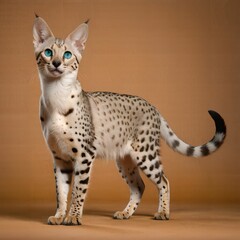 cat, simple background, AI Art
