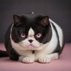 cat, simple background, AI Art
