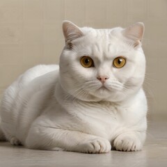 cat, simple background, AI Art
