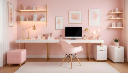 white and gold theme modern interior design