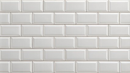 White Brick Wall Texture. Generative AI