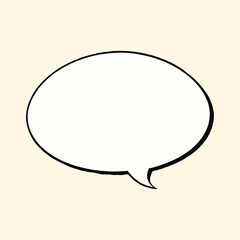 Comic Speech Bubble Retro Illustration