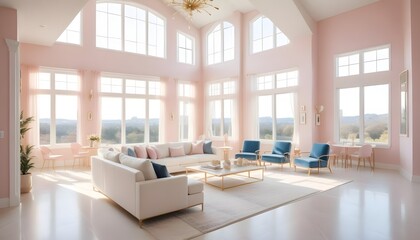 white and gold theme modern interior design